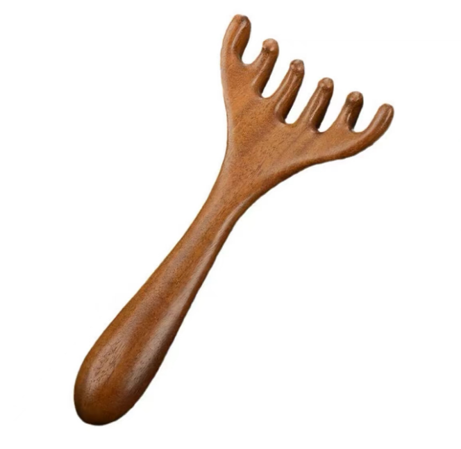 清仓鹿角梳养生刮痧疏通神器橡胶鹿角按摩梳 1个 礼品代发 0.55元起