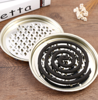 带盖1套蚊香架带盖蚊香盘托灰盘 便携式锯齿带盖蚊香托盘蚊香盒接灰盘 礼品代发 0.85元起