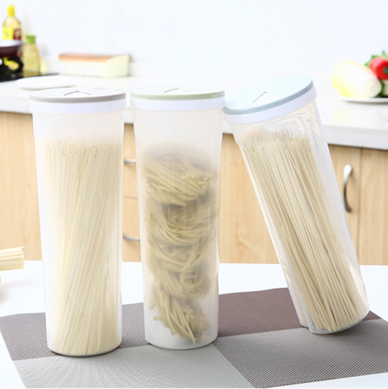 1个家用五谷杂粮收纳盒厨房面条盒塑料瓶子透明密封罐 储物罐收纳罐 礼品代发 2.1元起
