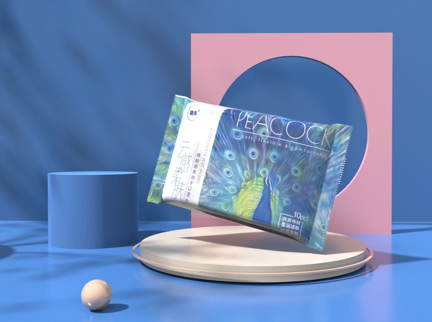 小湿巾（10片）随机发 礼品代发 0.25元起